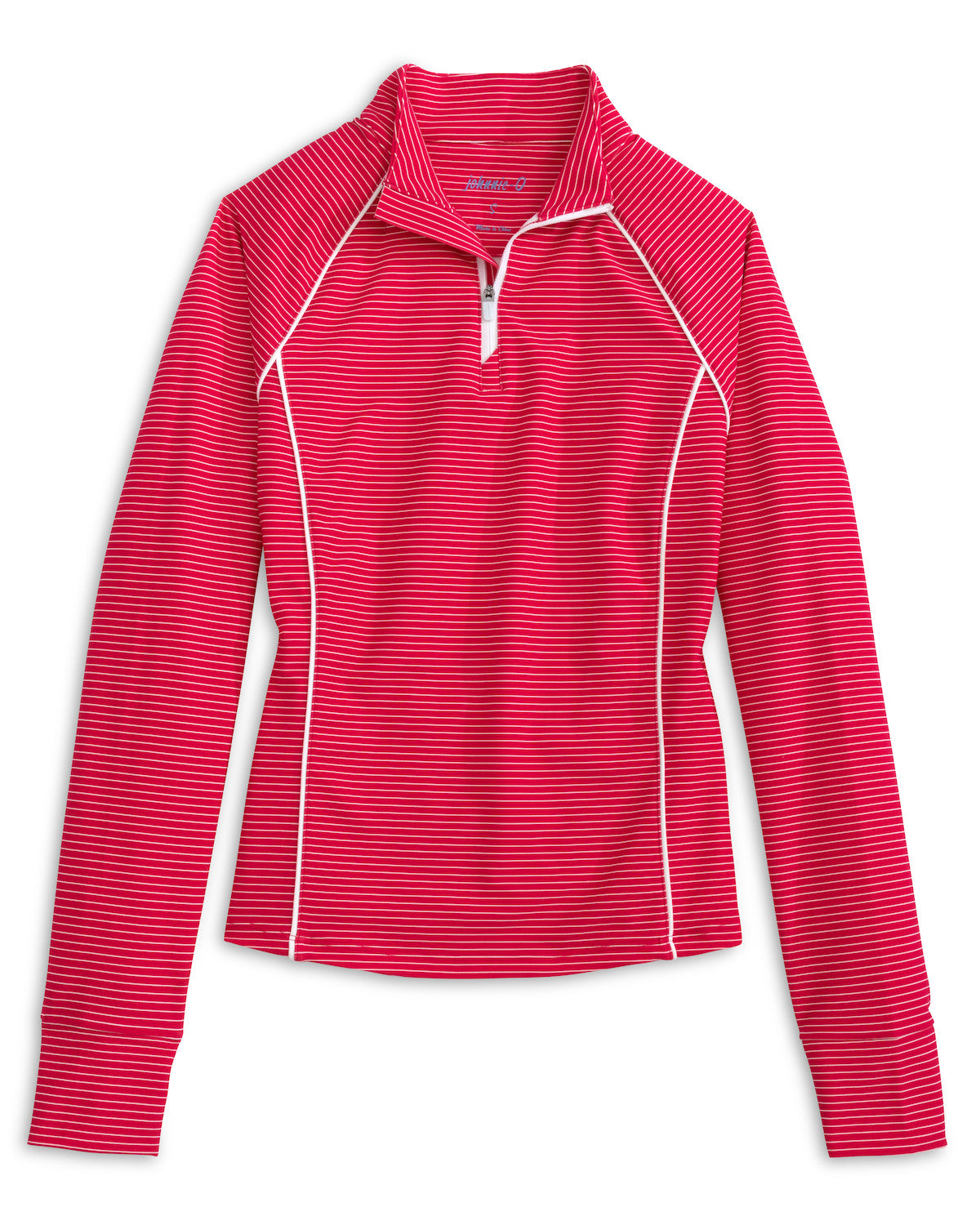 Ladies Performance Jersey Quarter Zip - Jasmine